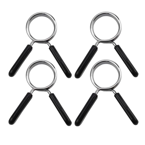 DEANKEJI 4 Stücke Hantelverschlüsse 30MM, ABS Federstahl Hantel...