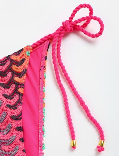 Image of ZAFUL 2 Piece Triangle Bikini for Women Knitted Rope Halter Bikini Sets Sexy Bathing Suit Side Tie Swimsuits Beachwear