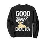 Lustiger lokaler Junge Labrador Hund Ente Jagd Sweatshirt