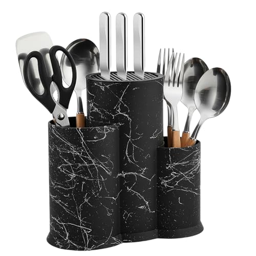 Messerblock ohne messer, Kunststoff Universal messerhalter schublade mit Messerschlitz...