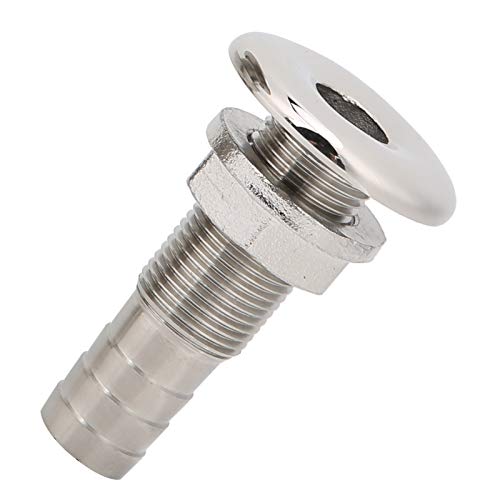 Boat Drainage Vent, Marine Grade Metal Mirror Polished Yacht Ventilation Accessory 3/4 Inch for Boat Owners, Yacht Enthusiasts, Marine Maintenance and Watercraft Care