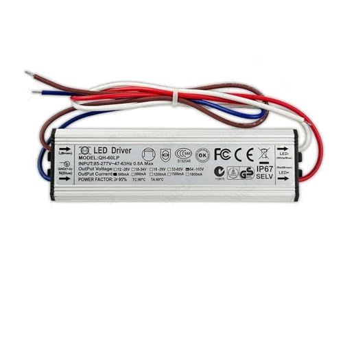 FSBNMNXPQ LED�h���C�o�[ 40W42W45W48W50W60W DC54-96V 36-65V 18-39V 18-30V 900mA 1500mA 2100mA �Ɩ��ψ��� DIY�����v�d���p(�J���[:DC 12-25V 2100mA�A�T�C�Y