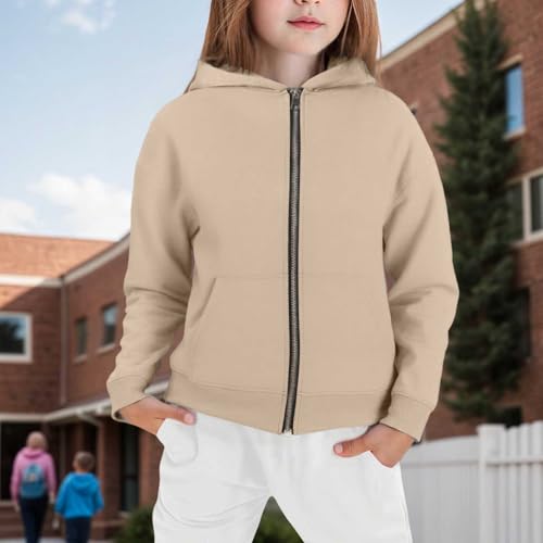 Unisex Boys Girls Fashionable Hoodies 2025 Long Sleeve Pullover Cute Pocket Zipper Back With Bag Sweatshirt3