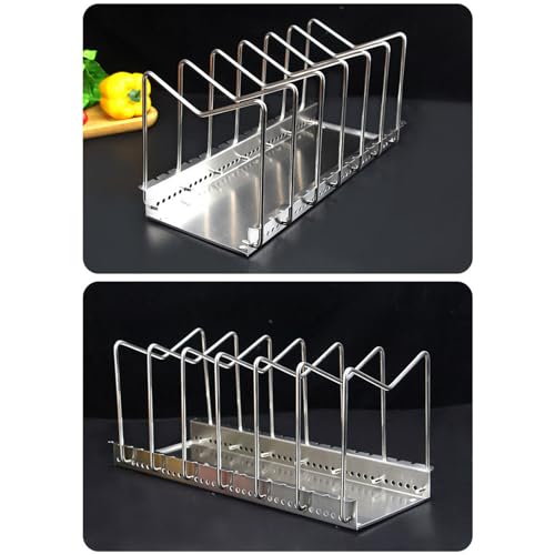 Soporte de 7 compartimentos multiusos para menaje de cocina y restaurante 7