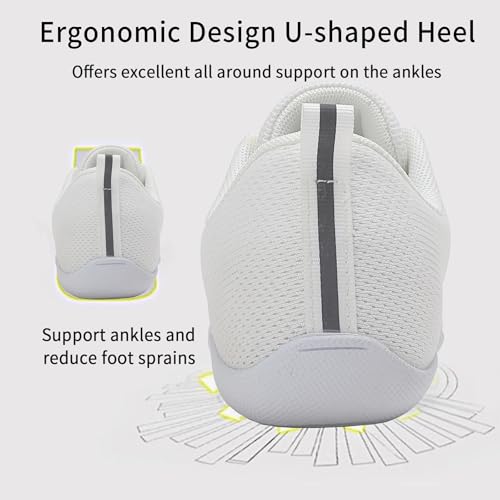 Image of Cheer Shoes Girls White Cheerleading Team Lightweight Breathable Flexible Tumbling Dancing Training Tennis Walking Youth Competition Sneakers Women
