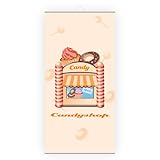 Candyshop Süßigkeitenverkauf Stoffbanner Komplettpaket - Wandbild, Schaufensterdeko, Praxisdeko, Wanddeko, Werbebanner (60x120 cm)