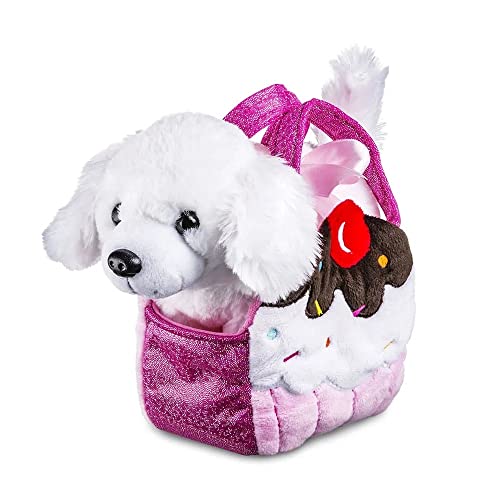 Pelúcia Cutie Handbags Poodle Rosa Multikids - BR1716