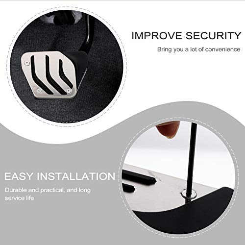 CLISPEED 2Pcs Pedais de Carro Cobrem Pedais de Transmissão Pastilhas de Freio Kit de Pastilhas de Pe