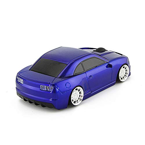 Image of AI5G Wireless Sport Car Mouse - Optical with 2.4GHz Nano USB LED Headlight (Blue) for Laptop /Desktop