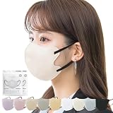 [一木良品] 夏用3層薄型マスク20枚(10枚×2パック)【乾燥肌向け不織布マスク】 3D 立体 使い捨てマスク 花粉対策【適格請求書発行事業者】カラーマスク 小顔 チークマスク 平ゴム採用 不織布マスク 飛沫防止 花粉対策 PM2.5 ほこり対応 (アイボリー)