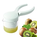 Spreader de limón - exprimidor manual, prensa de mano pesada | Herramientas de cocina para cítricos, lima, naranja, tomate y granada. Perfecto para bares, cocina, ensaladas, preparación de bebidas, fa