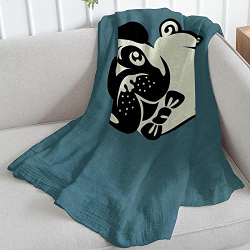 Couverture polaire bouledogue douce pour lit et canapé - 6
