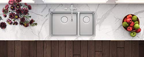 Ruvati 32-Inch Undermount Kitchen Sink 70/30 Double Bowl 16 Gauge Stainless Steel - Rvm5300 #TOP7
