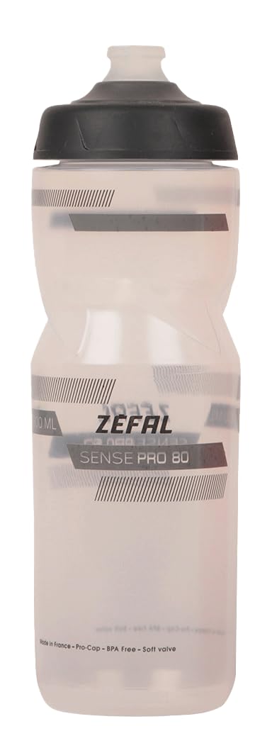 ZEFAL Sense Pro Water Bottle, Clear, 800ml Transparent 27.1 Ounces