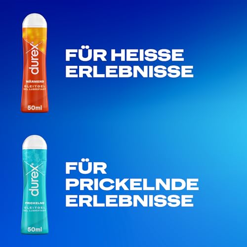 Durex Play Abenteuer Gleitgel und Erlebnisgel Vorteilsset - Groß mit 2 Artikeln (50 ml & 100ml) 150 ml gesamt – Ansicht 6