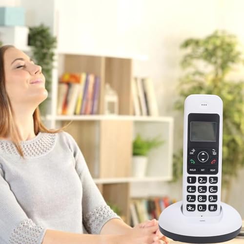 Teléfono inalámbrico para adultos con pantalla retroiluminada miniatura 2