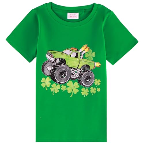 Image of Kids St. Patrick's Day Shirt Boys and Girls Green T-Shirt Clothing 4-12 Years