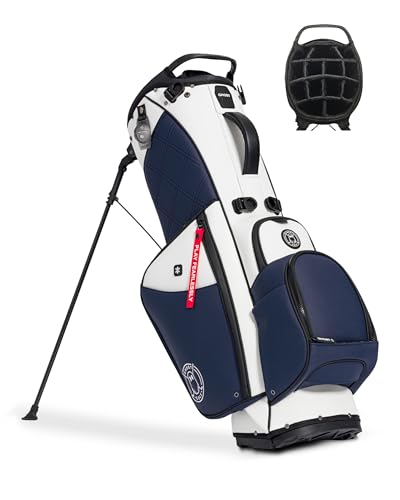 Ghost Golf Stand Bag Anyday Valor - Lightweight Golf Bags for Men 14-Way Dividers with Premium Materials & Magnetic Pocket - Standing Golf Bag Capacity Holds 8 Golf Clubs Plus Putter