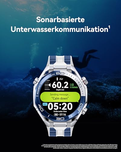 HUAWEI Watch Ultimate 2 Smartwatch, Sportuhr mit GPS, 20 ATM, Schwarz