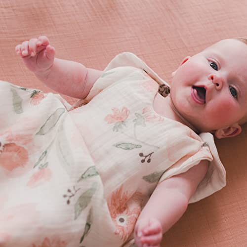 Crane Baby Fitted Sheet, Soft Cotton Fitted Sheet for Cribs and Nurseries, Beige Copper, 28”w x 52”h x 9”d