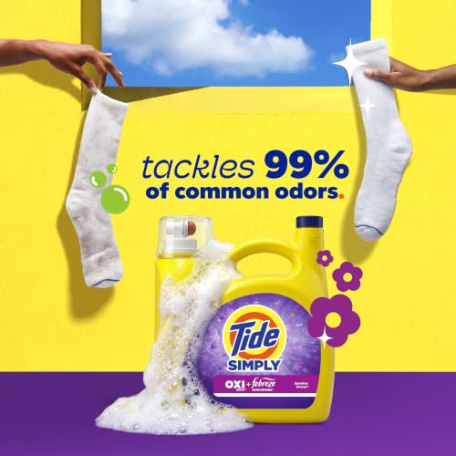 Tide Simply Clean & Fresh Liquid Laundry Detergent, Berry Blossom, 117 fl oz - image 2