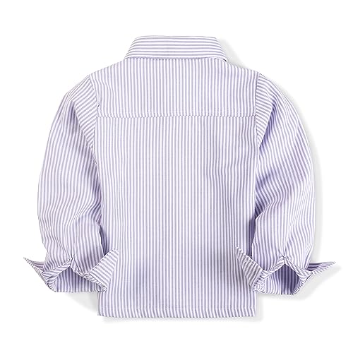 Image of OCHENTA Boys' Long Sleeve Button Down Cute Rabbit Casual Dress Easter Shirt