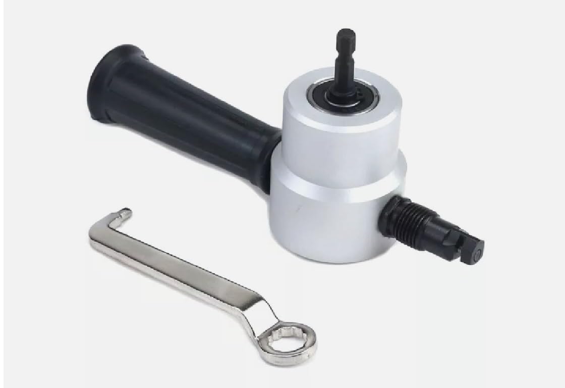 NEW Sheet Metal Cutter Nibbler Double Head Cutting Tool Saw Power Drill Attachment, May Vary