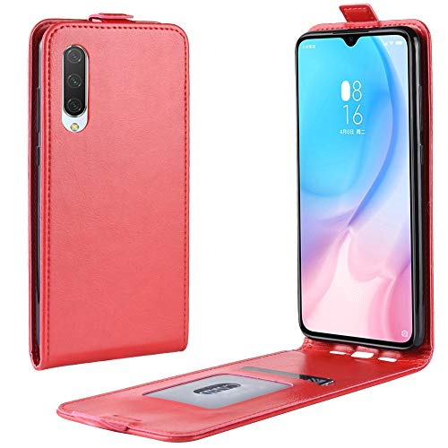 Housse en cuir Xiaomi Mi CC9 protection clapet actif pour le bureau