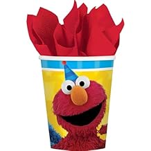Sesame Street Paper Cups - 9 oz. - Multicolor - Pack of 8