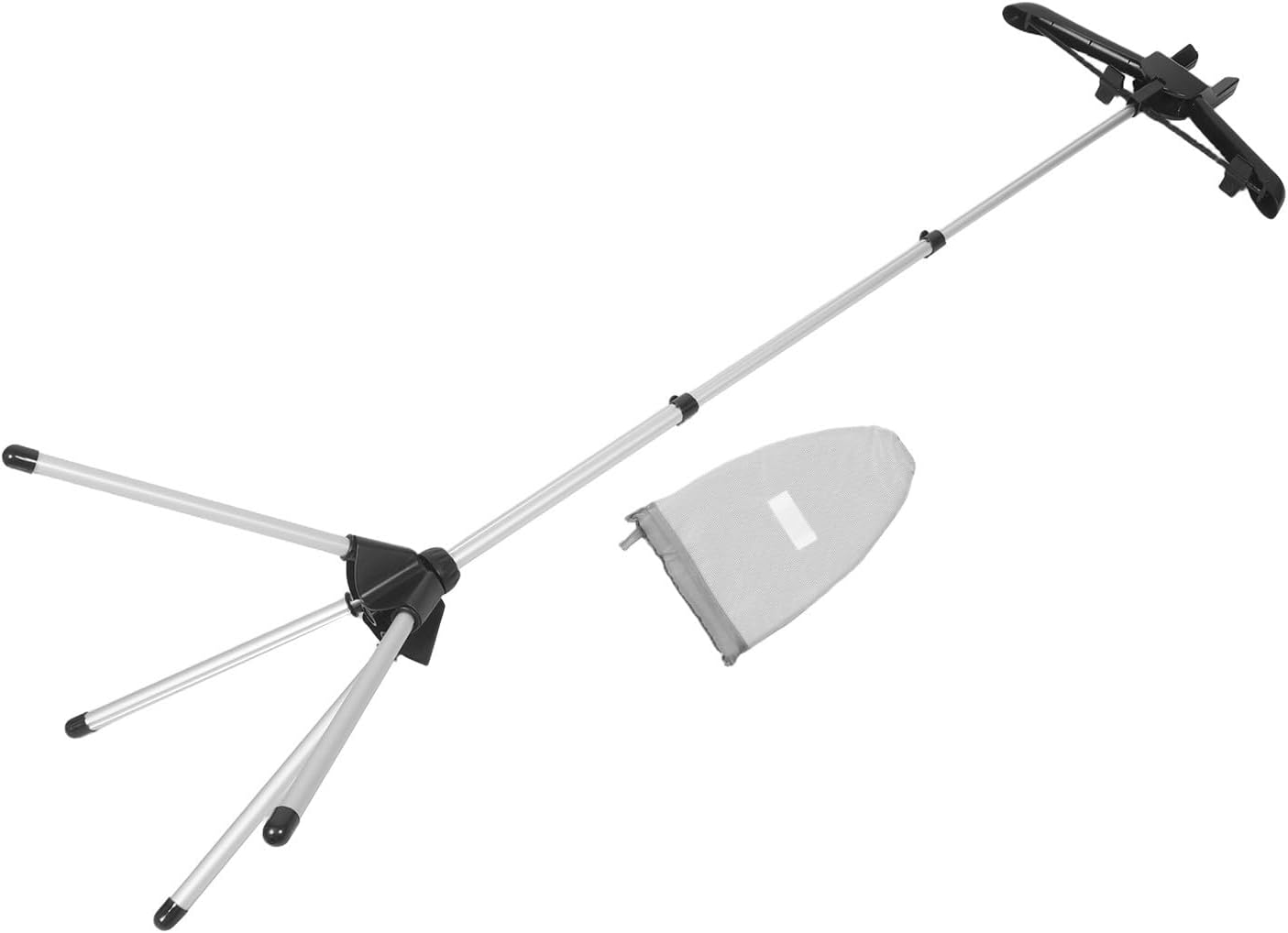 Garment Stand for Steaming Clothes Adjustable Foldable Black
