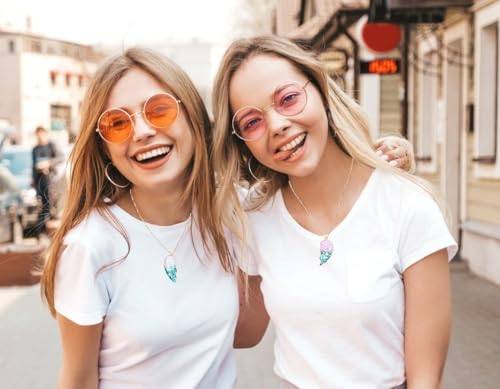 Friendship Necklace Best Friend Necklace Matching Magnetic Unicorn Mermaid BFF Necklace for 2 Girls Friendship Gifts2