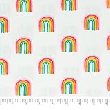 Singer Fabric, 100% Cotton, Rainbow Scatter, Cut by The Yard