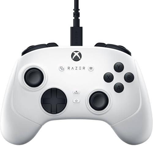 Razer Wolverine V3 Tournament Edition Wired Gaming Controller: Licensed for Xbox Series X|S, Xbox One, Windows PC - 6 Remappable Buttons - Fast Triggers - USB-C Cable - Wired Tournament Mode - White