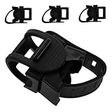 LALADEFIEE 4pcs Wheelchair Crutch Holder Cane Stand with Bicycle Light Clamp Lightweight Mobility Scooter Accessories for Enhanced Safety and Visibility Portable Walking Stick Supports