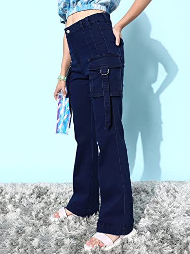 Image of Dolce Crudo High Rise Wide Leg Jeans for Women