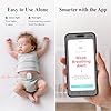 Sense-U Pro Baby Monitor – Breathing Movement, Rollover & Overheating Trackers for Better Sleep, Simple Clip-On Smart Sleep Monitor with Arousal Vibration, Audible Alerts & Sleep Analysis
