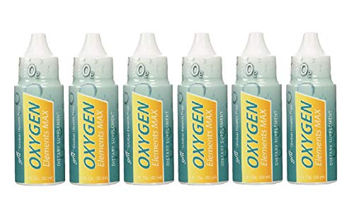 Oxygen Elements Max Dietary Supplement Plus Candida Therapy Yeast Fighter by Global Health Trax 1 Oz Per Bottle - 2 Bottles Pack 3
