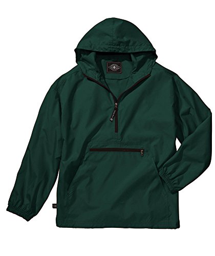 Image of Charles River Apparel Youth Pack-N-Go Pullover, Kids Lightweight Packable Water-Resistant Windbreaker