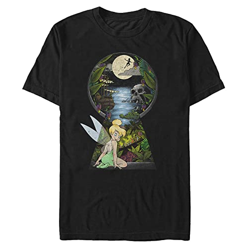 T-Shirt Disney Trou de Serrure Homme grande taille 3XL noir vêtement manches courtes