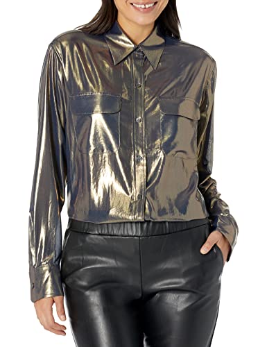 Equipment Women's Signature Top, Gold, Extra Large #TOP11