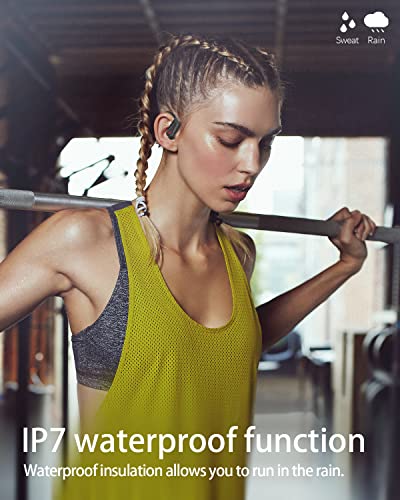 Auriculares-Inalambricos-Cascos-Bluetooth-53-HiFi-Estereo-con-Microfono-Auriculares-Bluetooth-Deportivos-Reproduccion-de-120H-Pantalla-LED-IPX7-Impermeable-Carga-Rapida-USB-C-Control-Tactil