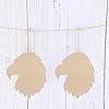 20pcs Wooden Eagle Head Shaped DIY Craft Cutouts Eagle Head Unfinished Wood Tags Ornaments for Wedding Birthday Home Party Decoration #4