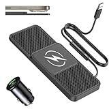 Car Wireless Charger Pad for Cadillac XT4 XT5 XT6 2016-2025,Fast Wireless Phone Charger Cell Phone Cordless Charging Mat Magnetic Charging Pad Interior Accessories,A USB Plug