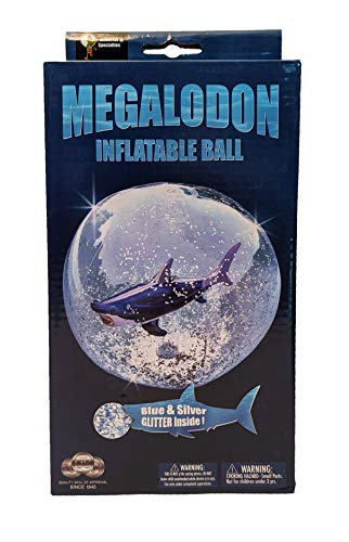 Universal Specialties Megalodon Inflatable Beach Ball Shark Swimming Pool Toy - //coolthings.us
