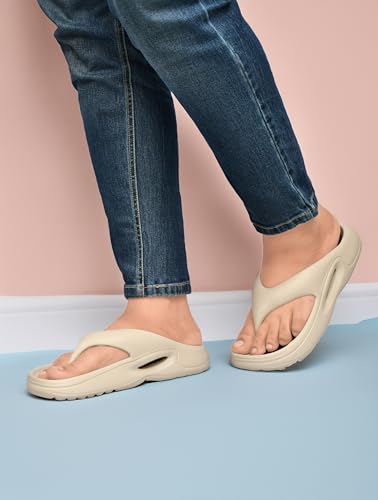 Image of HEALTH FIT Extra Soft Premium Slippers with Soft Acupressure Comfortable & Light Weight Stylish & Anti-Skid Classic Ultra Soft Casual Waterproof & Everyday Flip Flops HF147