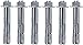 Crimson AV HE5166 5/16" Concrete Expansion Anchors, 6 Pack