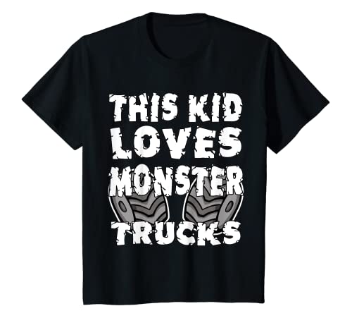 Niños Camiseta para niños de 2 a 12 años con diseño de monstruos Camiseta