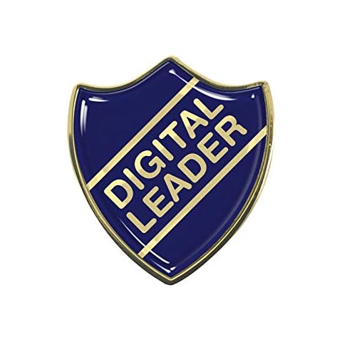 Capricornone Digital Leader Blue School Shield Badge Cover