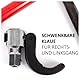 Dönges Standhahnmutterschlüssel Set 13 mm, Kralle SW 36 + Einsätze 9-17 mm | Standhahnschlüssel Universalwerkzeug, Mutterschlüssel, Klaueadpter, Waschbeckenarmatur-Werkzeug, Spezialwerkzeug