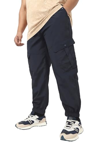 Image of Bewakoof Men's Super Loose Fit Joggers